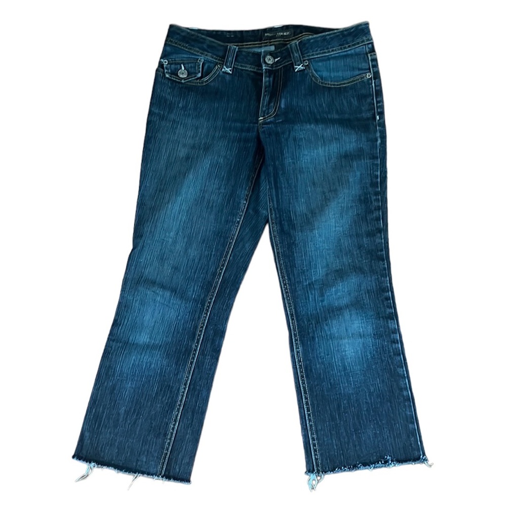 Banana Republic Women’s cropped stretch jeans distressed size 6